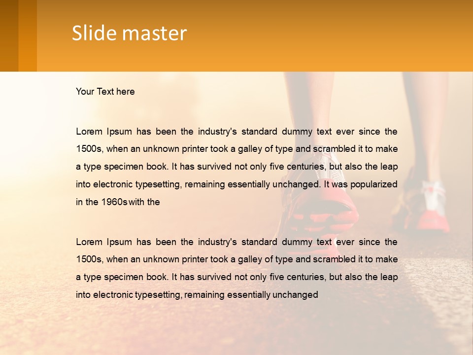 Morning Running PowerPoint Template