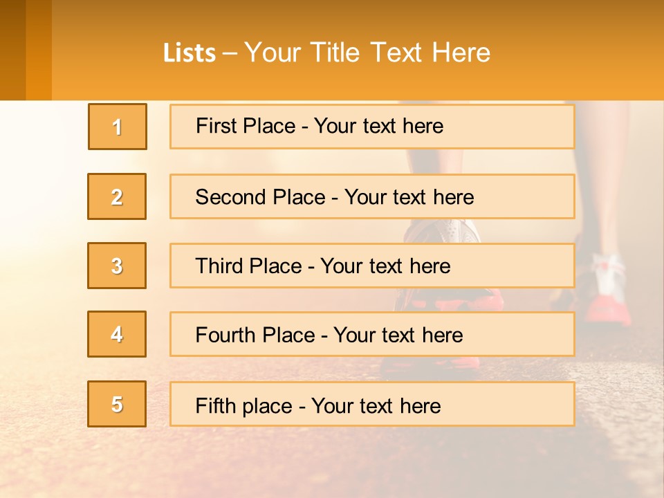 Morning Running PowerPoint Template