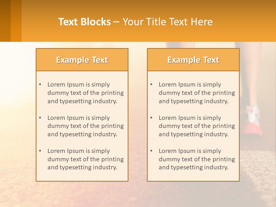 Morning Running PowerPoint Template