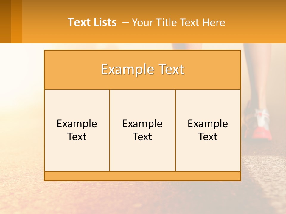 Morning Running PowerPoint Template