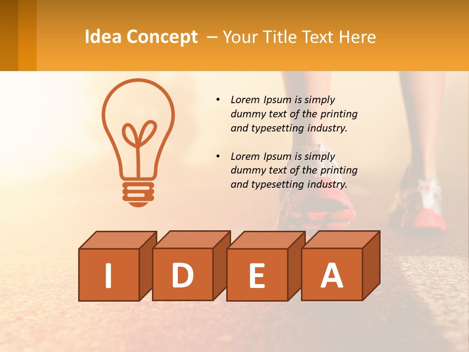 Morning Running PowerPoint Template
