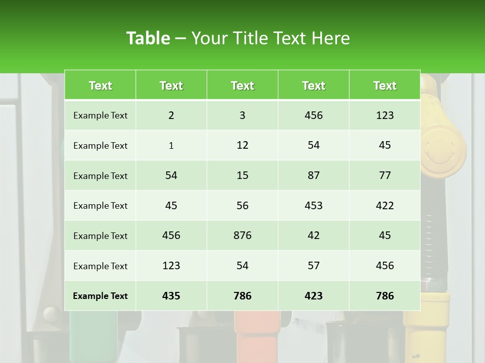 Gas Station PowerPoint Template