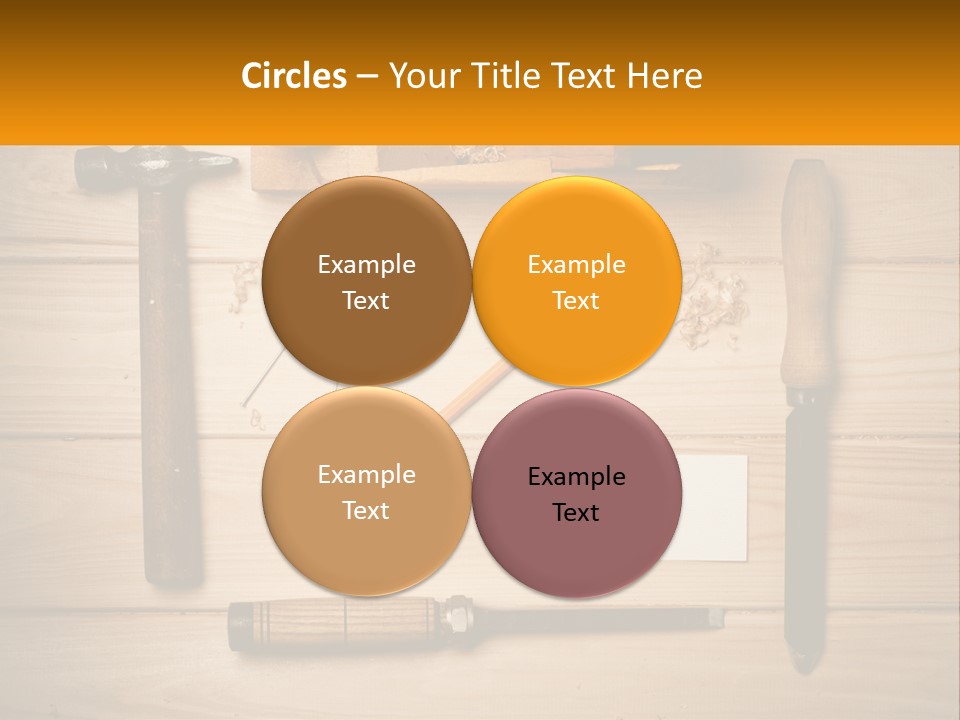 Carpenter's Work Table PowerPoint Template