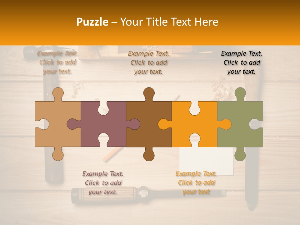 Carpenter's Work Table PowerPoint Template