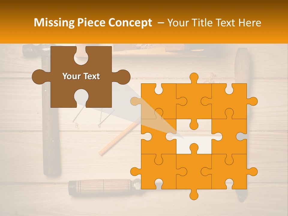 Carpenter's Work Table PowerPoint Template