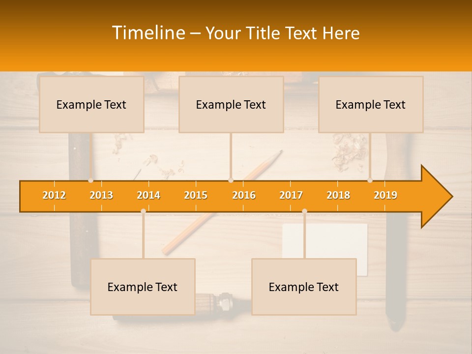 Carpenter's Work Table PowerPoint Template