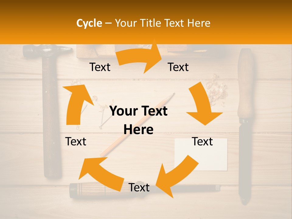Carpenter's Work Table PowerPoint Template