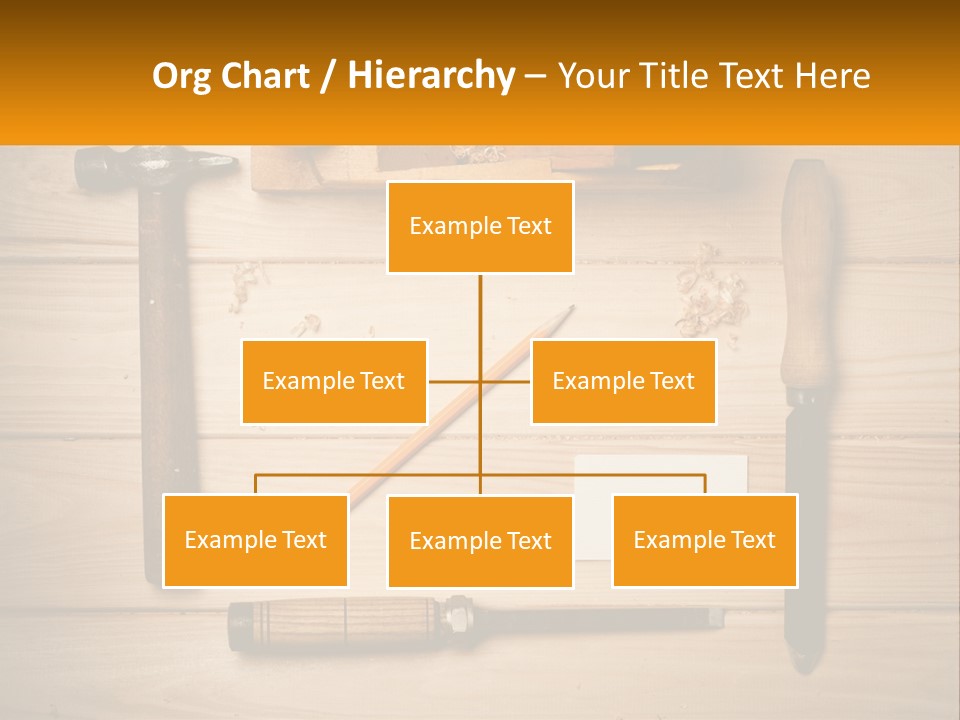 Carpenter's Work Table PowerPoint Template
