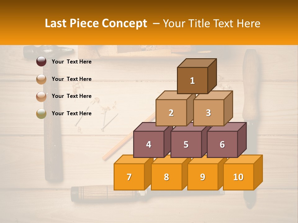 Carpenter's Work Table PowerPoint Template