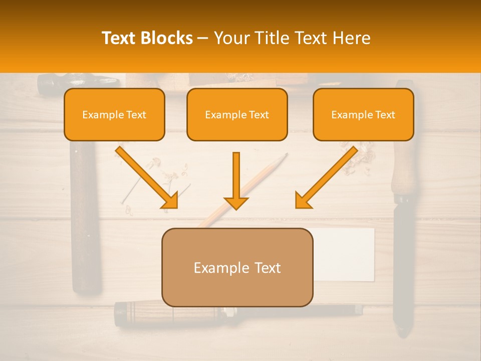 Carpenter's Work Table PowerPoint Template