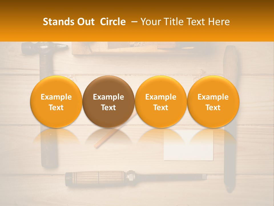 Carpenter's Work Table PowerPoint Template