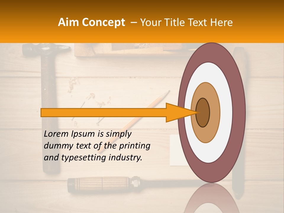 Carpenter's Work Table PowerPoint Template