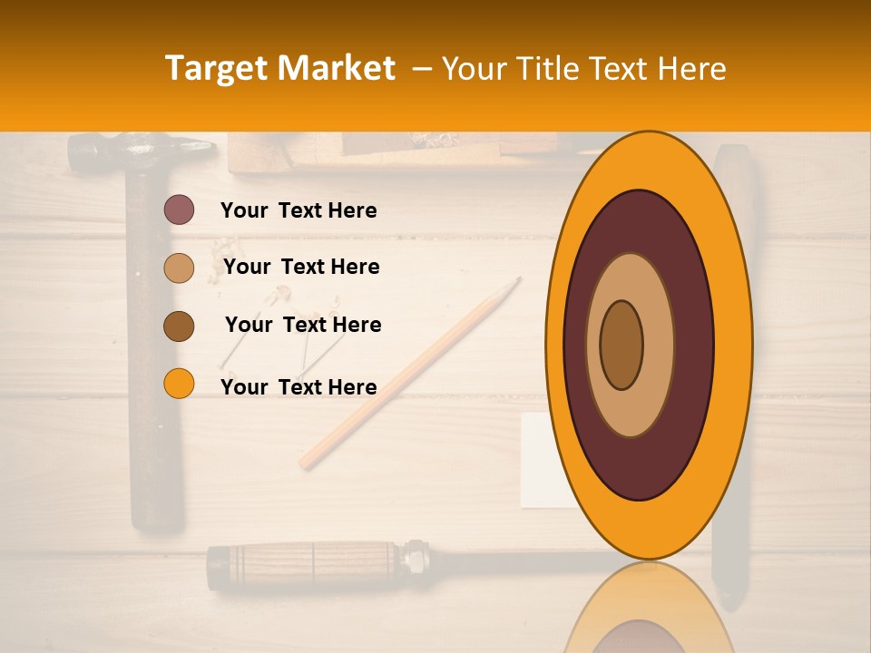 Carpenter's Work Table PowerPoint Template