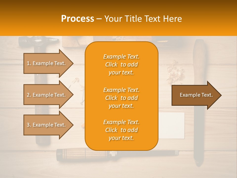 Carpenter's Work Table PowerPoint Template