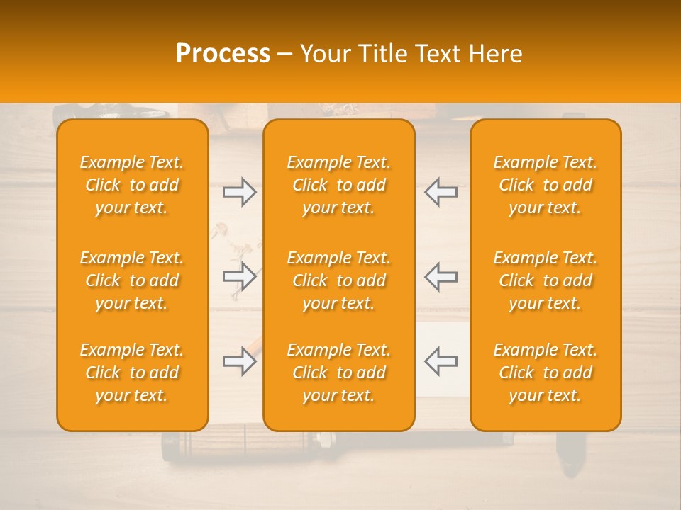 Carpenter's Work Table PowerPoint Template