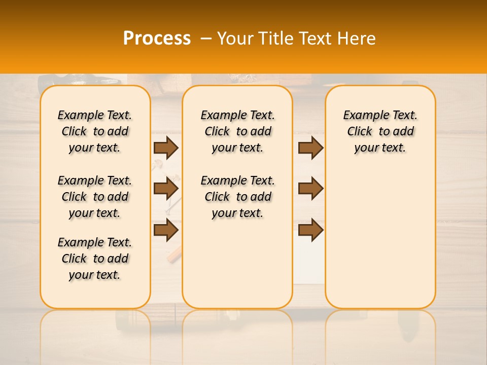 Carpenter's Work Table PowerPoint Template