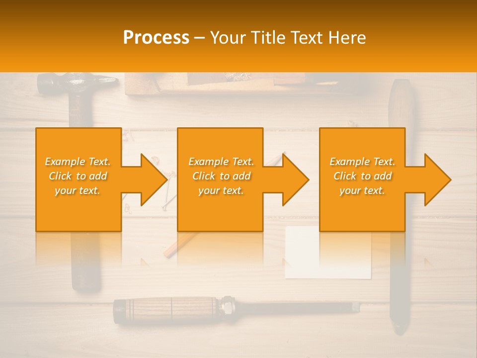Carpenter's Work Table PowerPoint Template