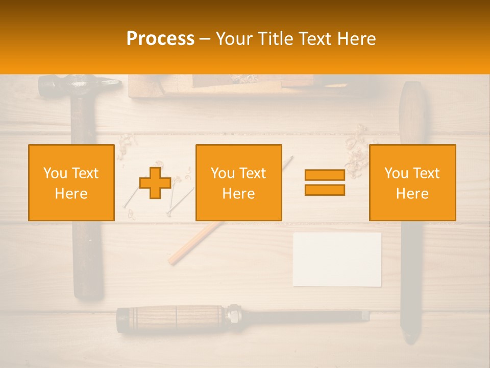 Carpenter's Work Table PowerPoint Template