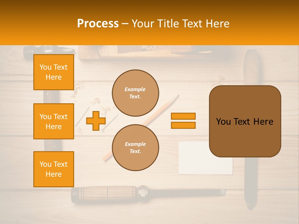 Carpenter's Work Table PowerPoint Template