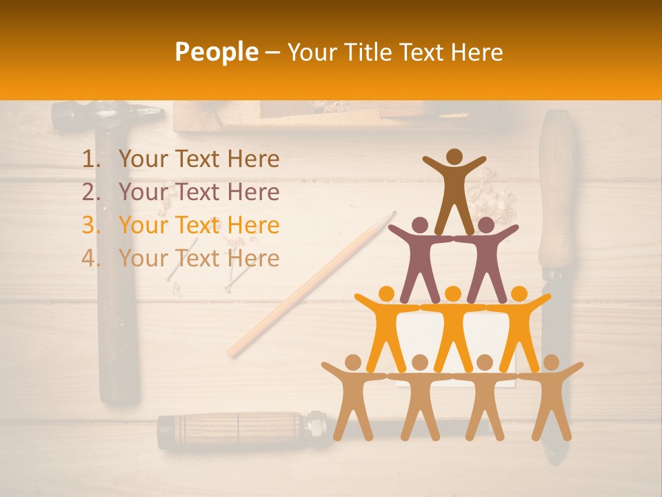Carpenter's Work Table PowerPoint Template