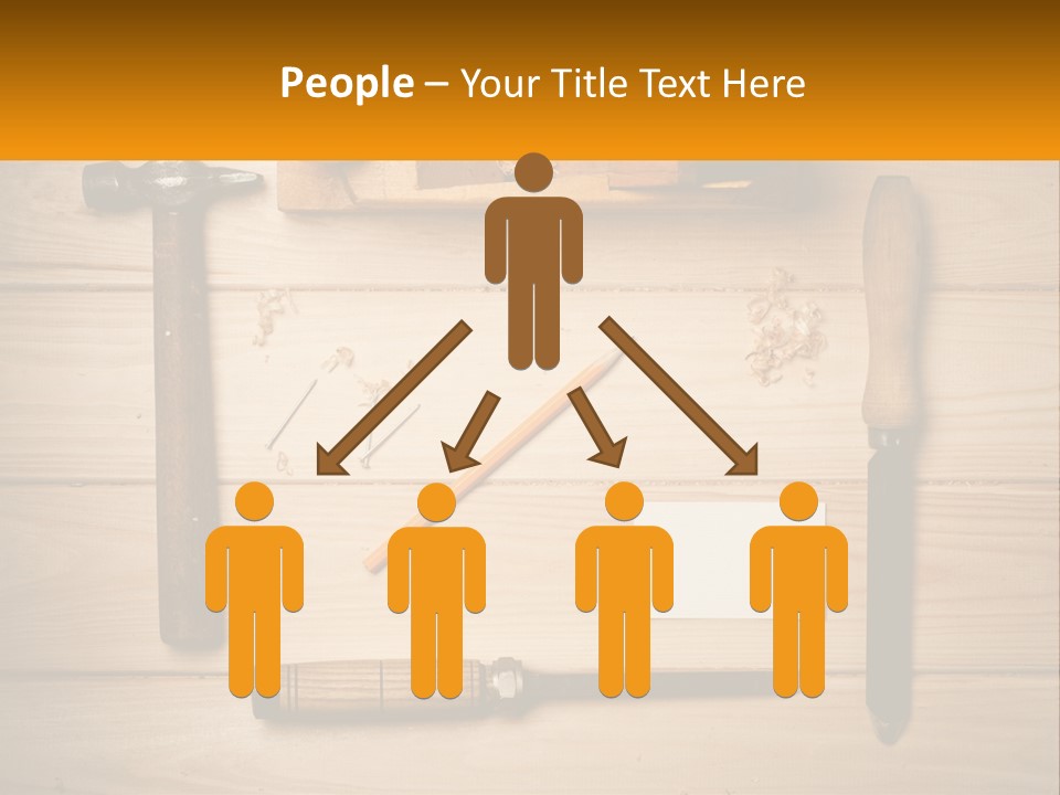 Carpenter's Work Table PowerPoint Template