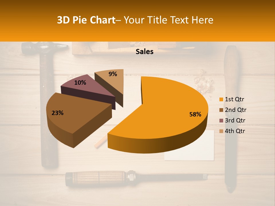 Carpenter's Work Table PowerPoint Template