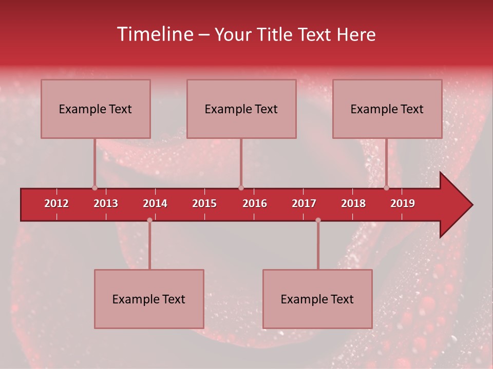 Rose Macro Photography PowerPoint Template