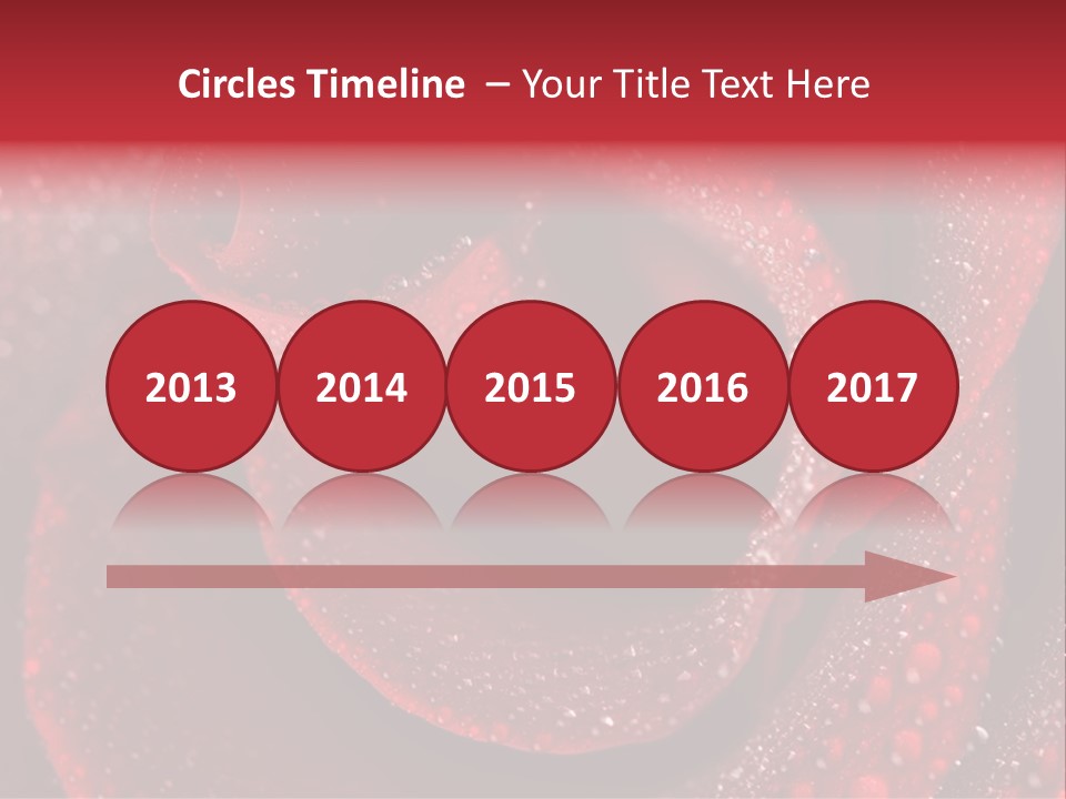 Rose Macro Photography PowerPoint Template