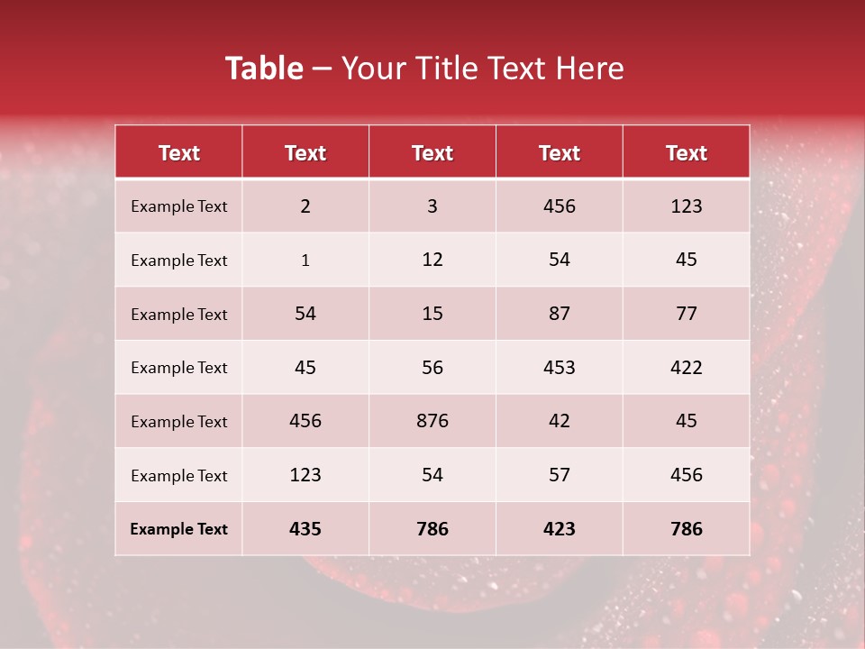 Rose Macro Photography PowerPoint Template