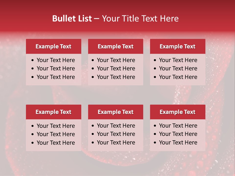 Rose Macro Photography PowerPoint Template