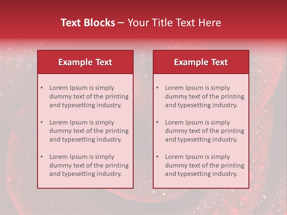 Rose Macro Photography PowerPoint Template