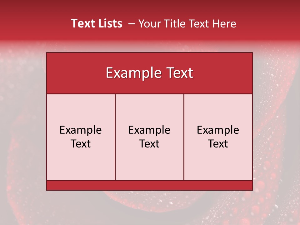 Rose Macro Photography PowerPoint Template