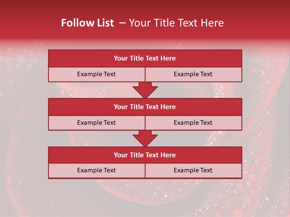 Rose Macro Photography PowerPoint Template