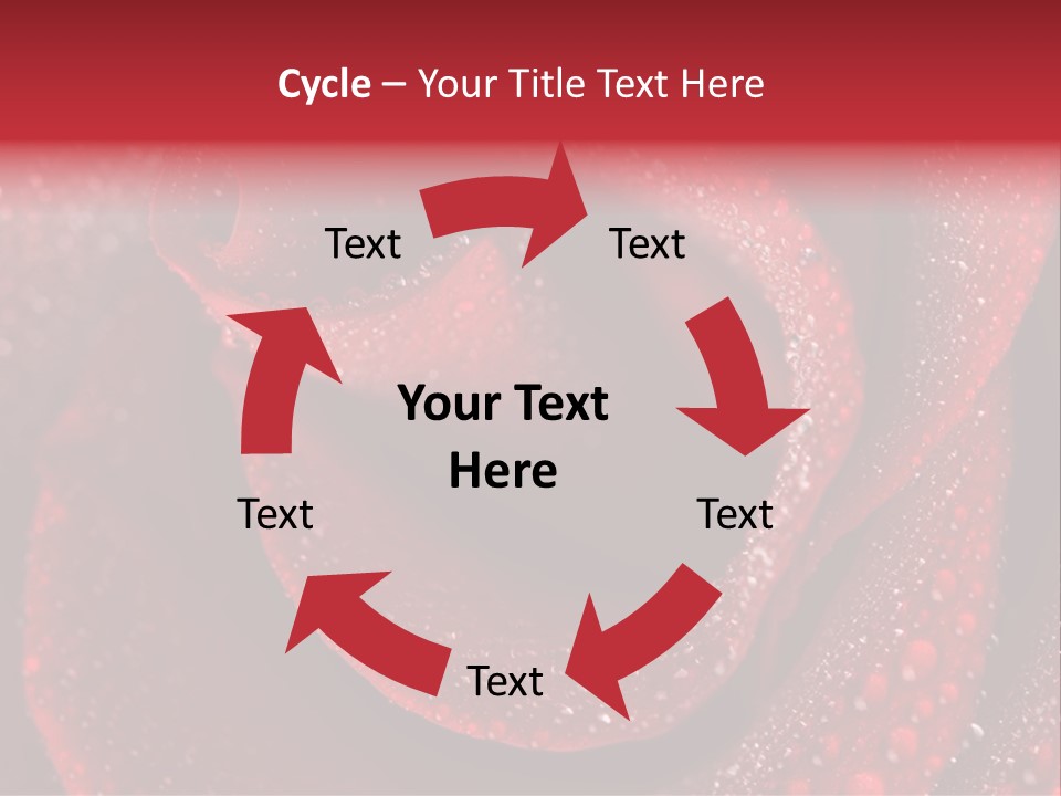 Rose Macro Photography PowerPoint Template