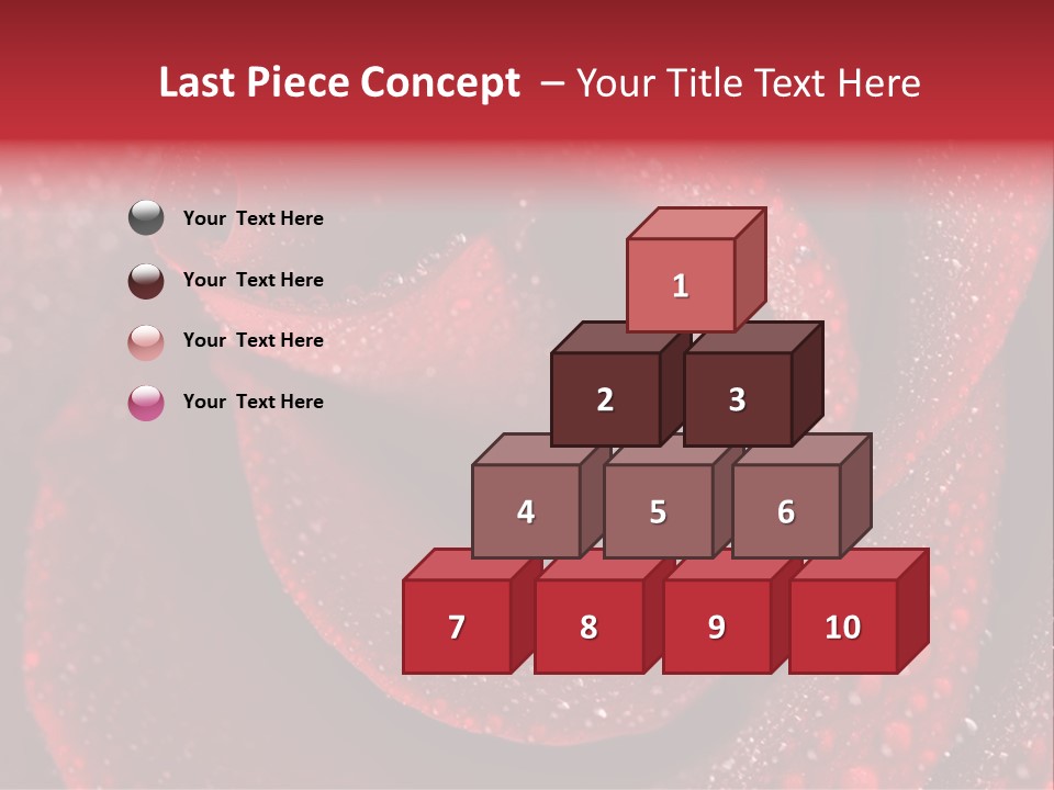 Rose Macro Photography PowerPoint Template