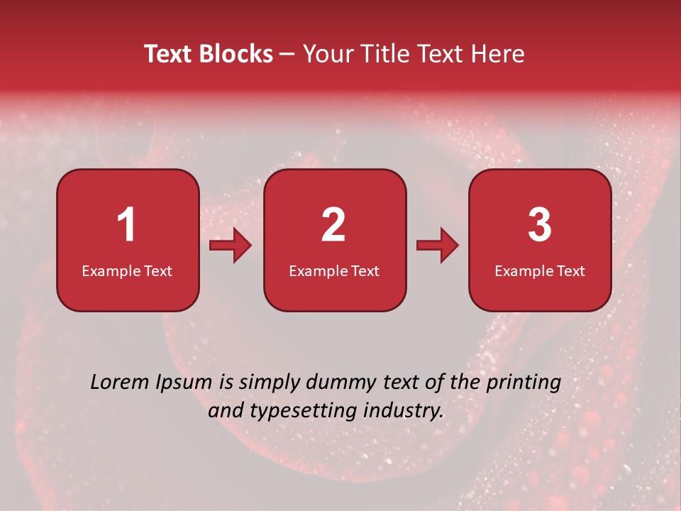 Rose Macro Photography PowerPoint Template