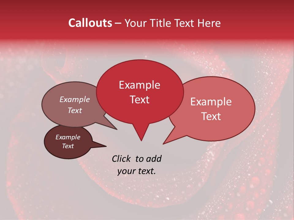 Rose Macro Photography PowerPoint Template