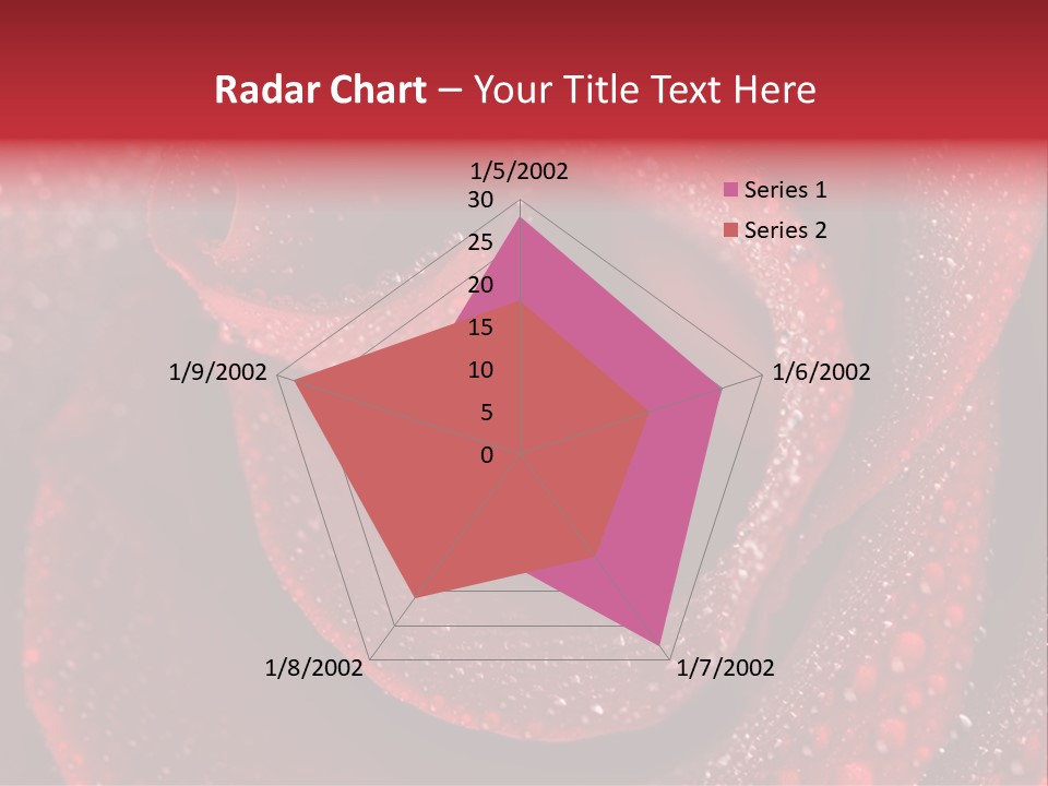 Rose Macro Photography PowerPoint Template