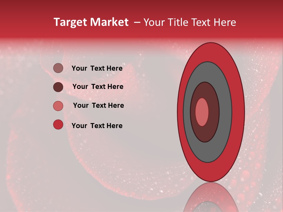 Rose Macro Photography PowerPoint Template