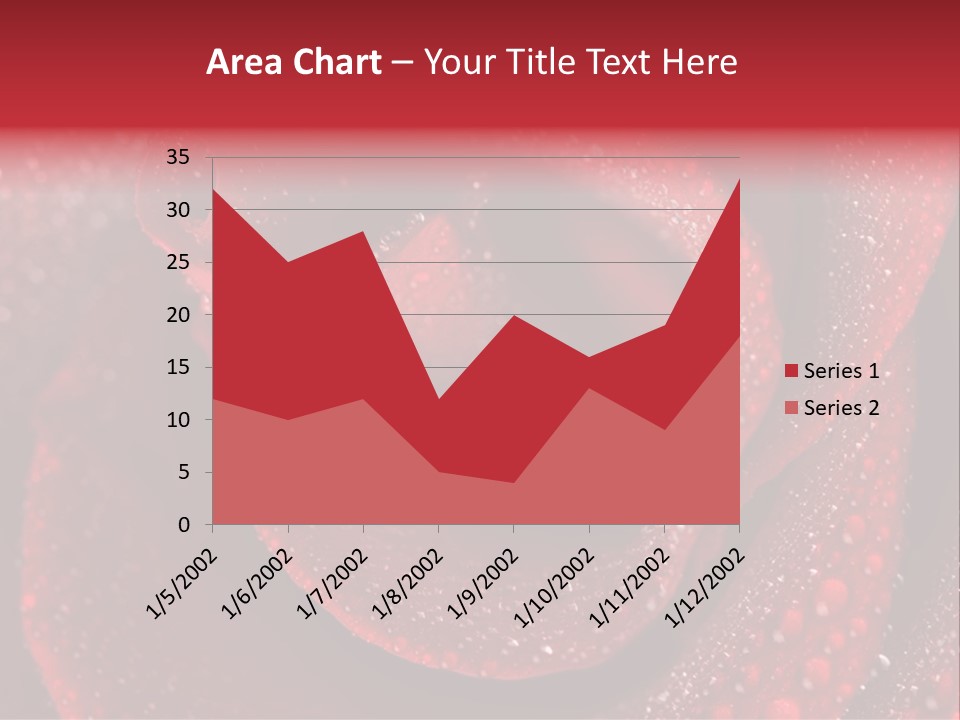 Rose Macro Photography PowerPoint Template