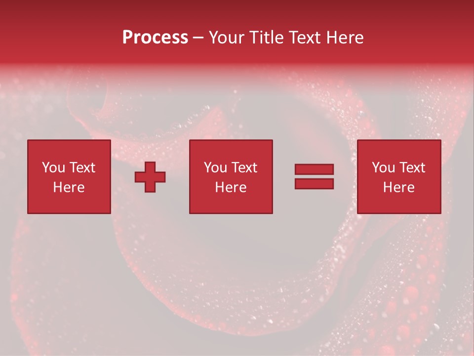 Rose Macro Photography PowerPoint Template