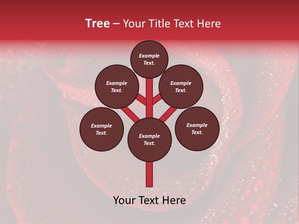 Rose Macro Photography PowerPoint Template