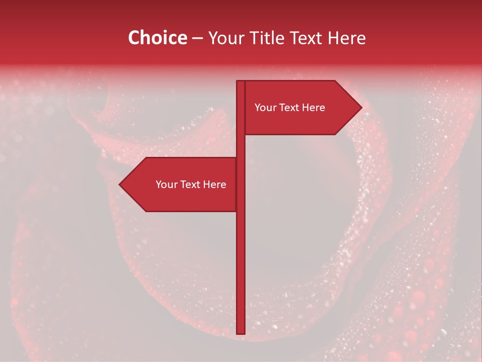 Rose Macro Photography PowerPoint Template