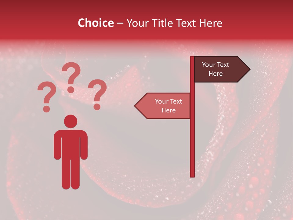 Rose Macro Photography PowerPoint Template