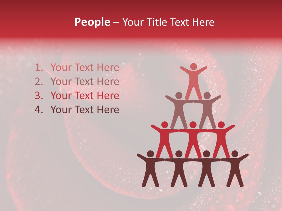 Rose Macro Photography PowerPoint Template