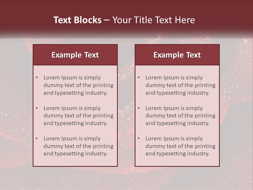 Macro Photography Of Water Drops On A Rose PowerPoint Template