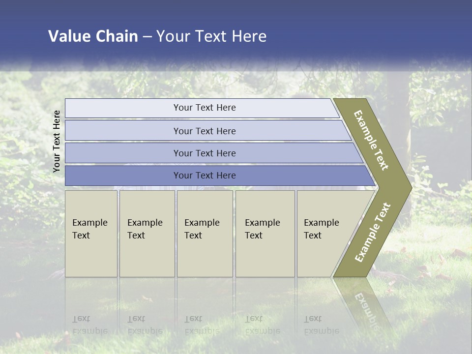 Mature Couple On The Grass PowerPoint Template