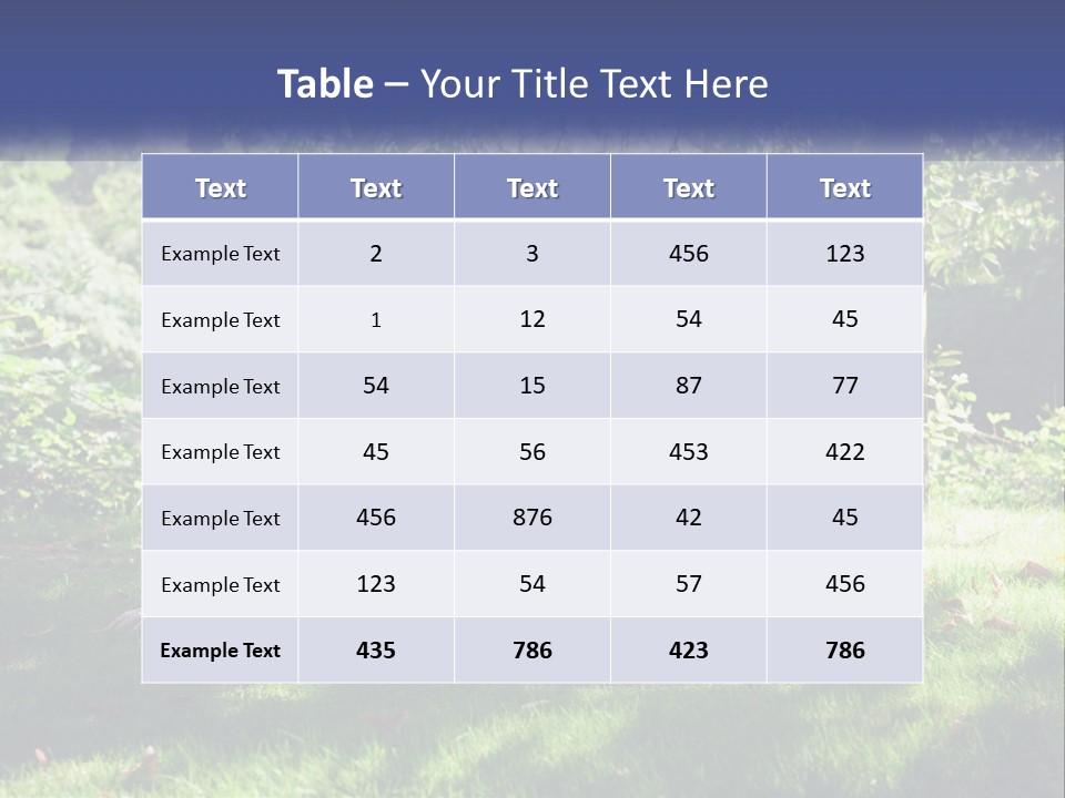 Mature Couple On The Grass PowerPoint Template