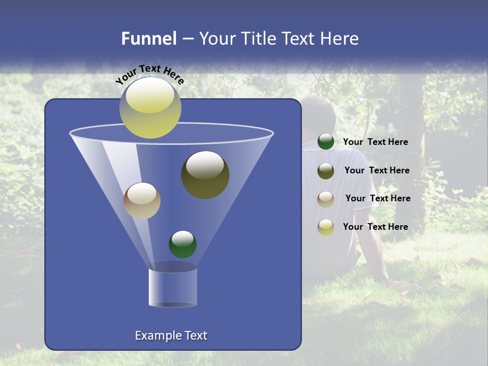 Mature Couple On The Grass PowerPoint Template