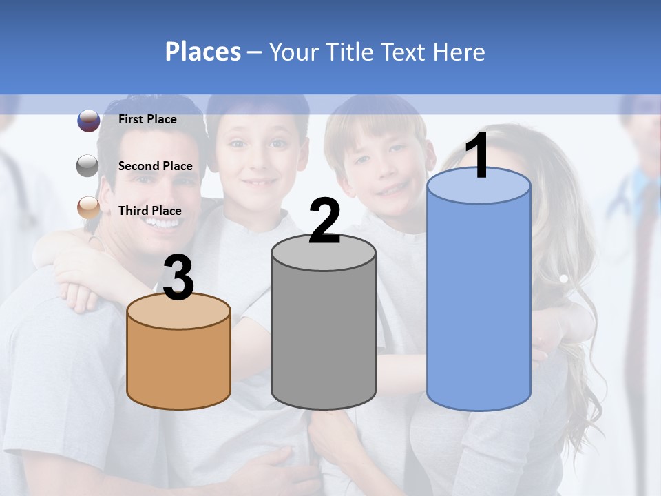 Family And Doctors PowerPoint Template